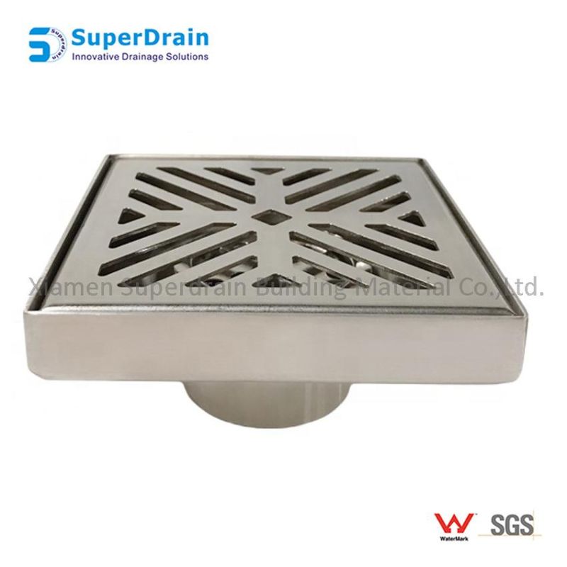 Watermark SUS Square Short Floor Waste Drain Grate