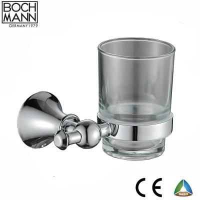 Bathroom Tumbler Holder and Chrome Color Zinc Single Round Tumbler Holder