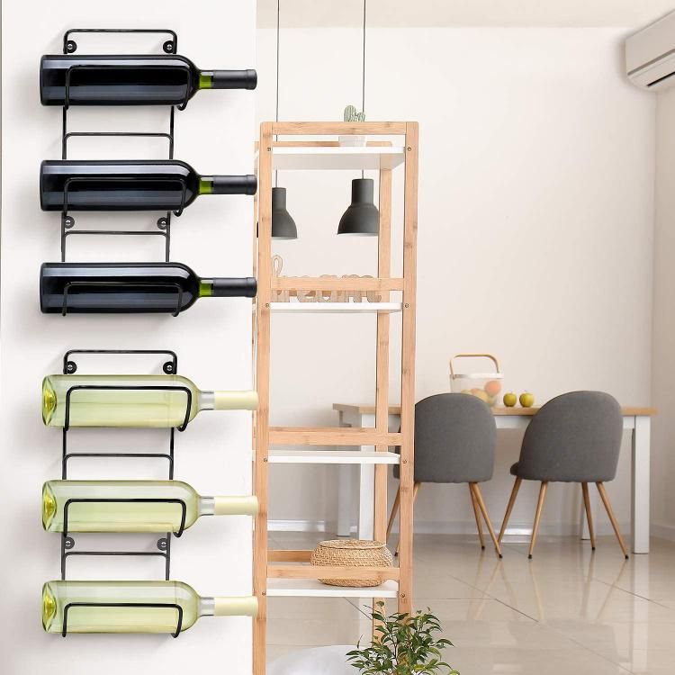 Wine Storage Display Holder Wall Decor Kitchen Storage Rack Wall Mounted Wine Rack