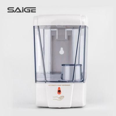 Saige 700ml Hotel Automatic Wall Mount Touch Free Hand Sanitizer Refillable Soap Dispenser
