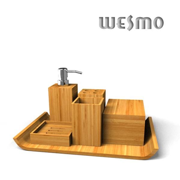 Carbonized Bamboo Fittings Bath Coordinates (WBB0615A)