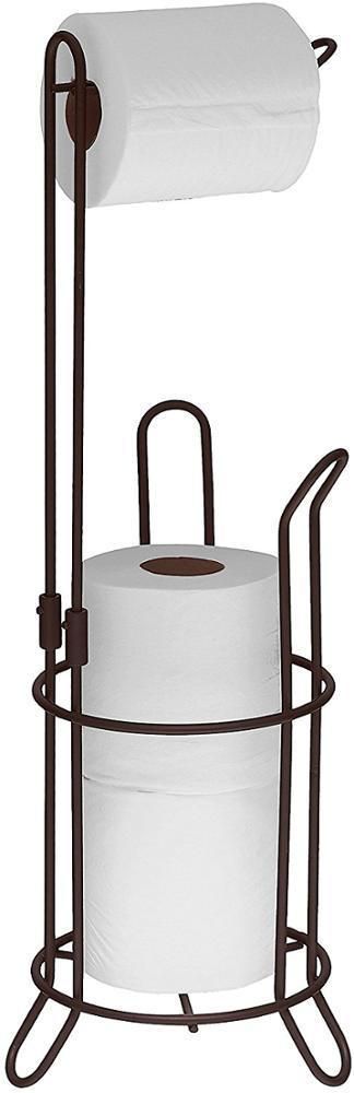Bathroom Toilet Tissue Roll Storage Holder Stand