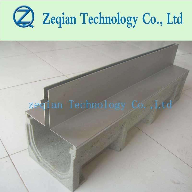 Slotting Steel Cover Polymer Edge Drainage Trench Channel