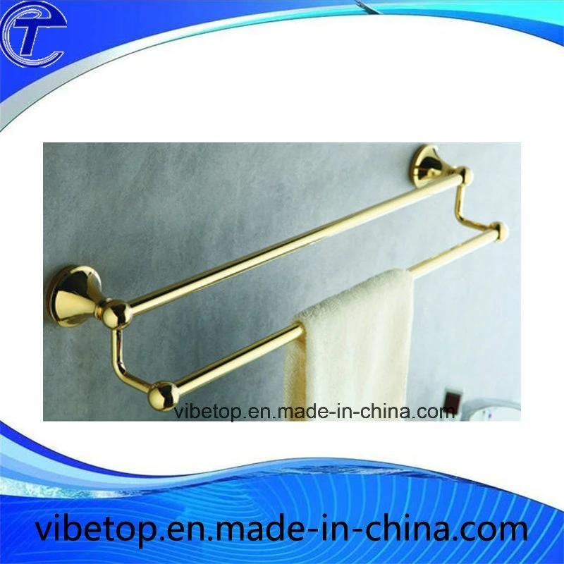 Classy Golden Metal Towel Rack with High Quality