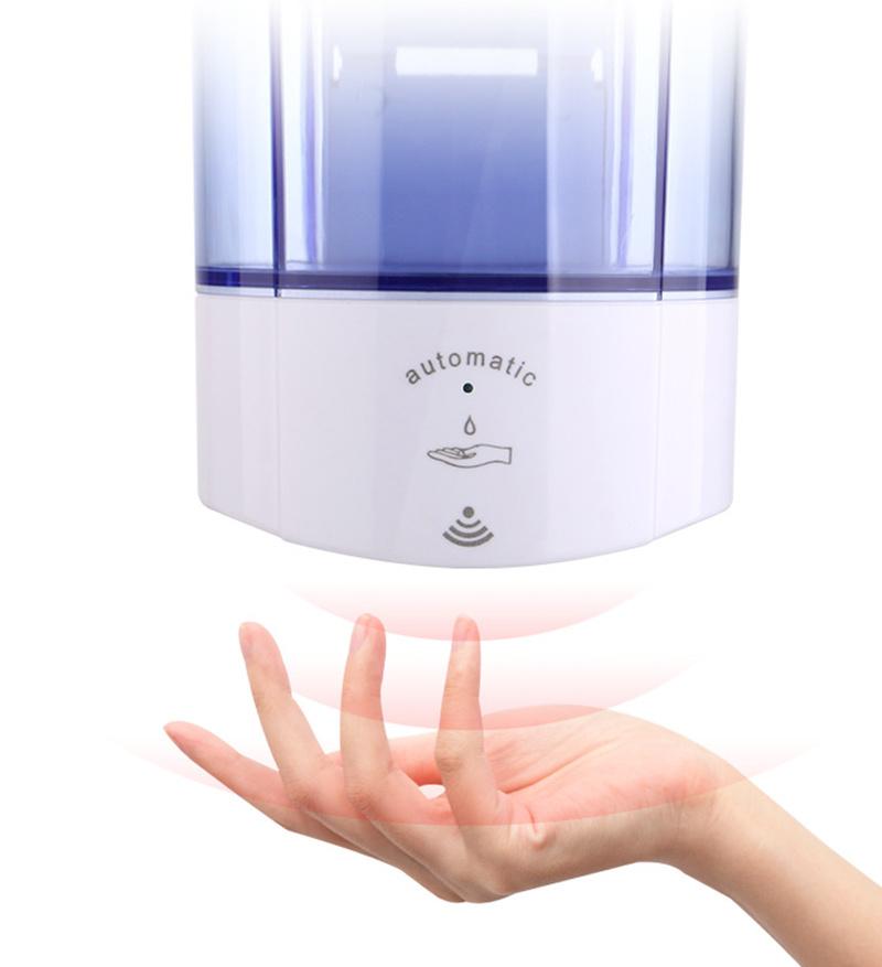 1000ml Automatic Alcohol Dispenser, Touchless Automatic Spray Hand Sanitizer Dispenser, Free Wall Mounted Motion Sensor Smart Soap Dispenser
