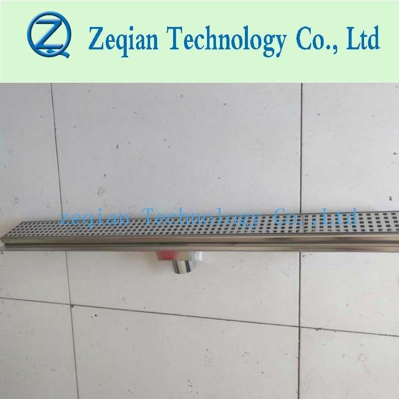 Stainless Steel Long Tile Insert Long Linear Shower Drain for Bathroom