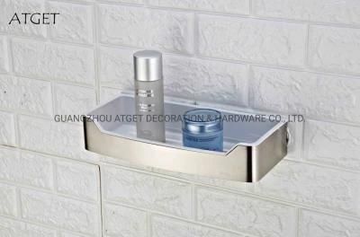 Bathhroom Square Single (AW-98111SW) Silver and White Basket