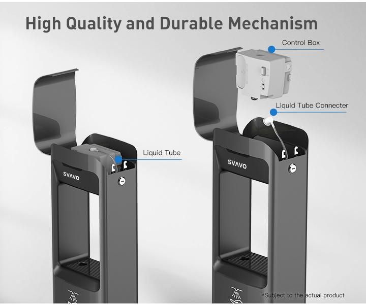 Svavo New Arrival Automatic Soap Dispenser Hand Sanitizer Dispenser One Stop Hygiene Station for Public Areas