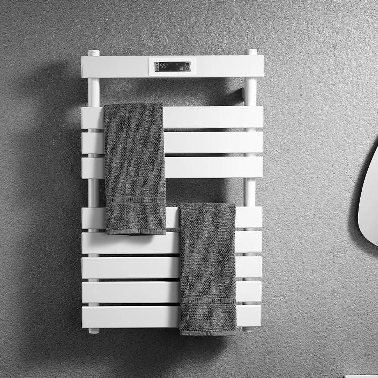 Kaiiy Bathroom Towel Rack Rail Radiator Towel Dryer Bathroom Warmer Towel Rack with Temperature Controlled Timer