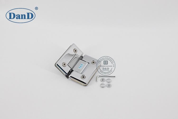 AISI 304 Wall to Bathroom Shower Door Hardare Hinge Fitting