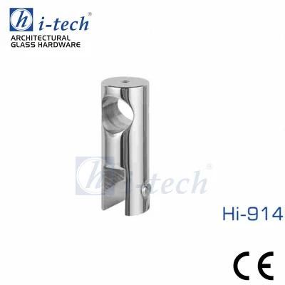 Hi-914b Modern Design Frameless Glass Panel Stabilizer for Round Pipe