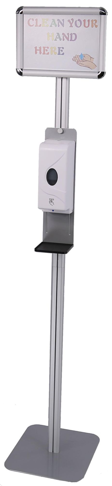 Automatic Induction Touch Free Soap Dispenser Hand Sanitizer with Stand for Hotel, Market and Public Area