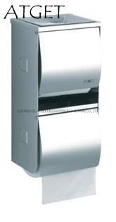 Td-8325L Stainless Steel Double Toilet Tissue Paper Holder with Ashtray