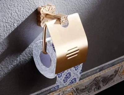 Cheap Popular Gold Square Base Aluminum Bathroom Accessories