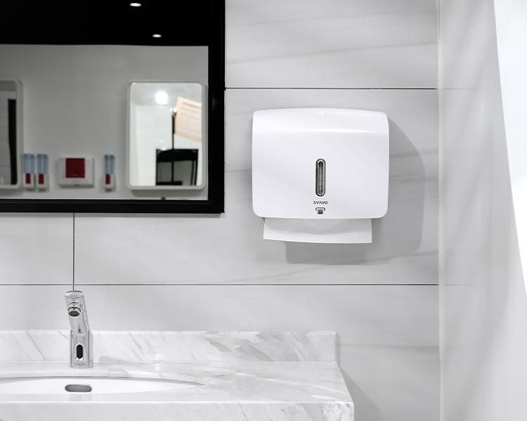 ABS Transparent Bathroom Paper Hand Towel Dispenser