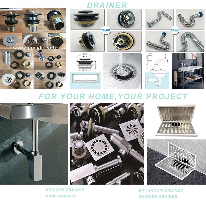 Brass Bathroom Bathtub Waste Drain Pop up Klep Click Clack Wastafel Stopper Push Open Strainer with Rose Gold Finishing ND204 Rg