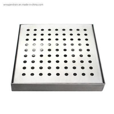 4 Inch Square Shower Drain Stainless Steel 304/316 Floor Drain