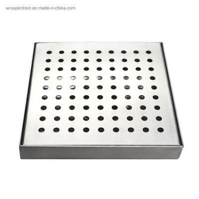 4 Inch Square Shower Drain Stainless Steel 304/316 Floor Drain