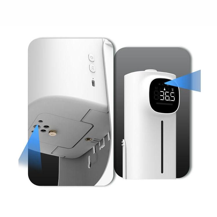 Wall-Mounted Automatic Liquid Soap Dispenser 1500ml Temperature Measuring Popular Hand Soap Dispenser Dispenser for Home Hotel Office