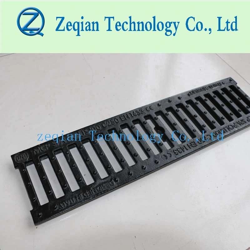 Storm Water Drainage Precast Ductile Iron Cover Polymer Concrete Drain Trench Channel