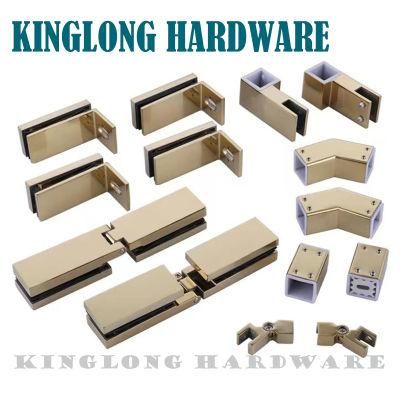 New Design Bathroom Glass Door Fitting Frameless Sliding Shower Hinge Glass Door Accessories Set