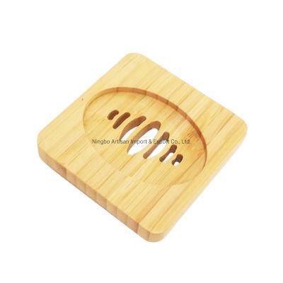 Factory Washroom Bathroom Hotel Bamboo Oil Soap Holder Tray Dish