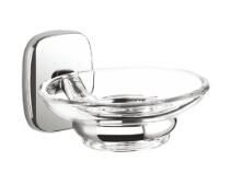 Alloy Wall Mounted Chrome Square Soap Dish