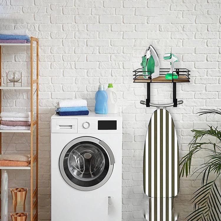 Metal Wall Mounted Hanger Wall Ironing Board Holder Laundry Room
