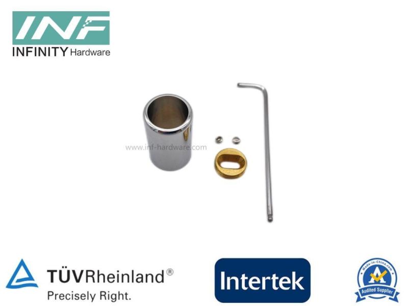 Brass Tube to Wall Mounted Shower Connector for Glass Fitting with Adjustable Function