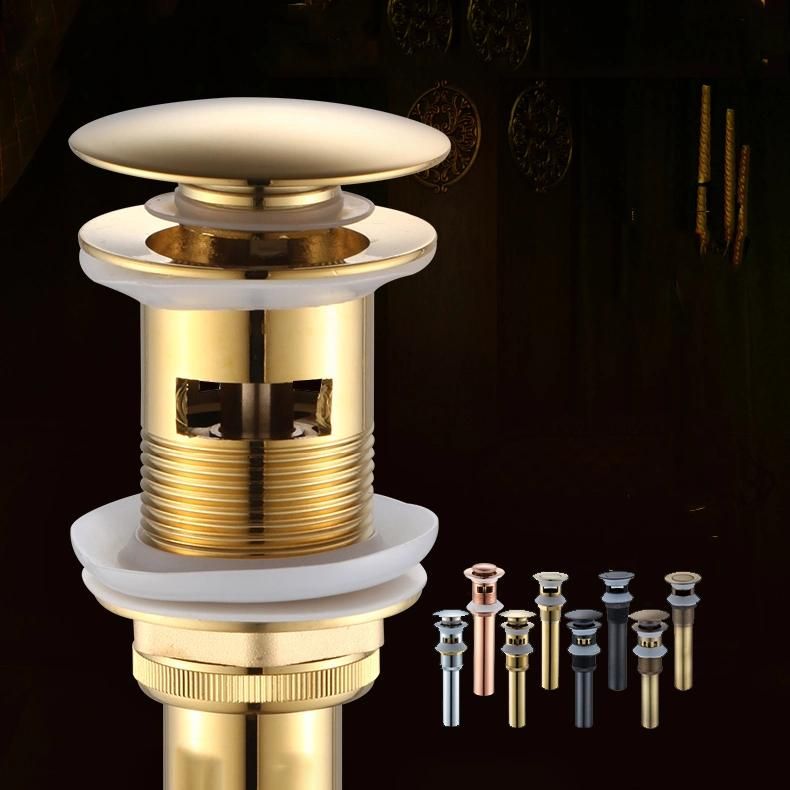 China Factory Price Bath Tube Drainer Bathroom Brass Drainer with Overflow