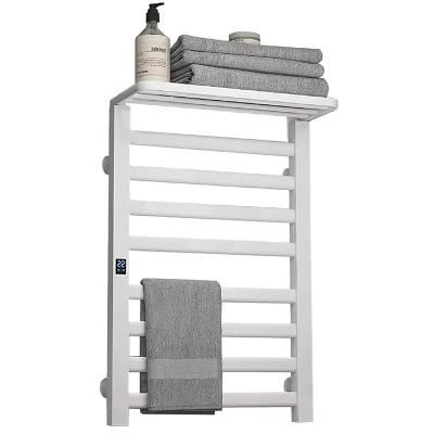 Modern Bathroom Aluminum Towel Rail Heated Drying Rack Towel Warmer Rack