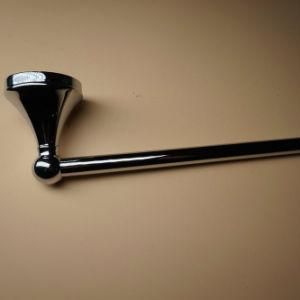Wall Mounted Chrome Zinc Alloy Single Towel Rail 62001 for Towel Holder