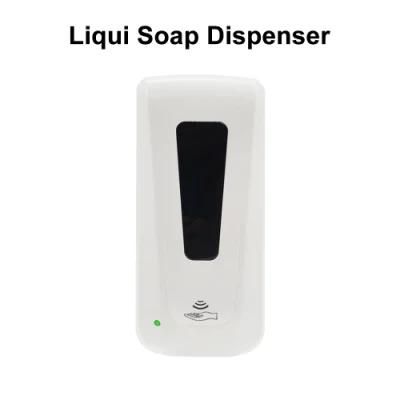Wall Mounted Automatic Alcohol Hand Sanitizer Gel Dispenser, 1000ml Touchless Automatic Sensor Liquid Soap Dispenser