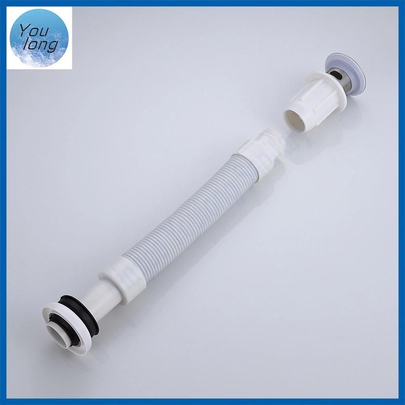 Pop up Anti-Odor Drain Pipe System with Plastic Flexible Waste Pipe for Wash Basin