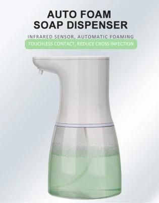 450ml Liquid Touchless Infrared Motion Sensor Countertop Hand Free Auto Smart Foam Soap Dispenser