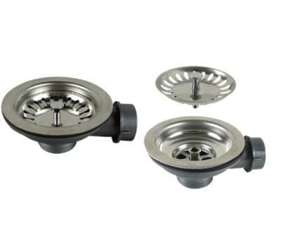 304 Stainless Steel Kitchen Sink Drain Stopper/Sink Strainer with Basket