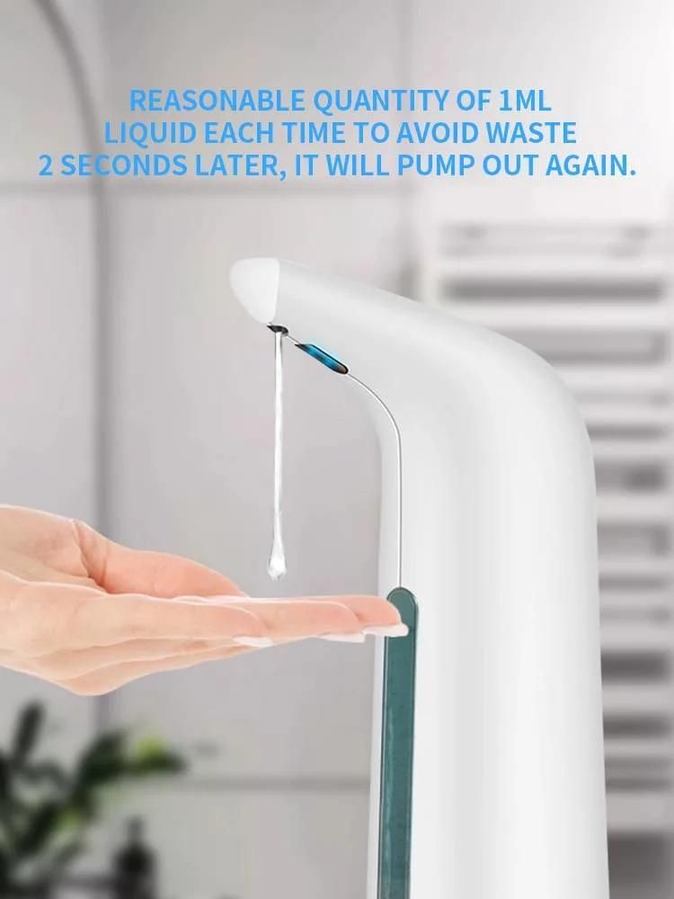 Battery Operated Drop Foaming Hand Sanitizer Dispenser Table Stand
