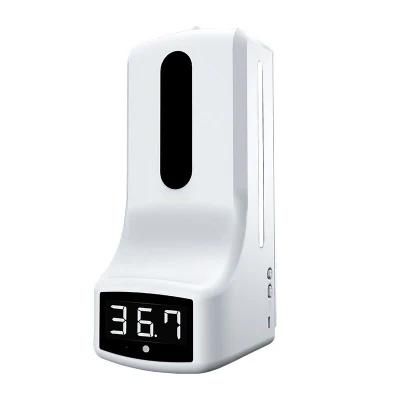 Wholesale K9 Thermometer Automatic Contactless Gel Soap Hand Sanitizer Dispenser
