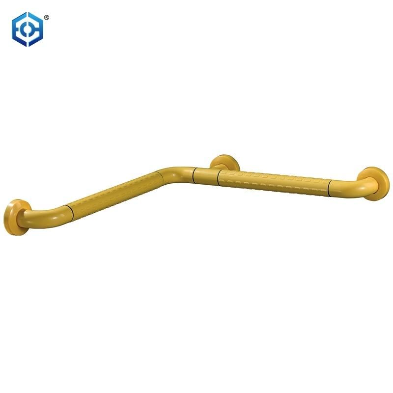 I Shape White or Yellow ABS Nylon Bathroom Grab Bar