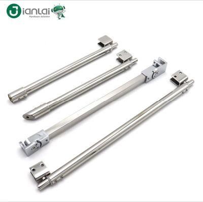 Stainless Steel Rod Shower Door Support Bar Extendible