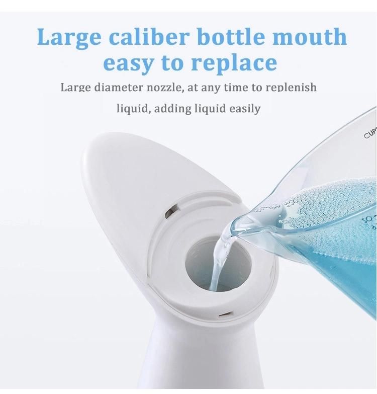 Saige 200ml White Plastic Sensor Automatic Hand Sanitizer Soap Dispenser