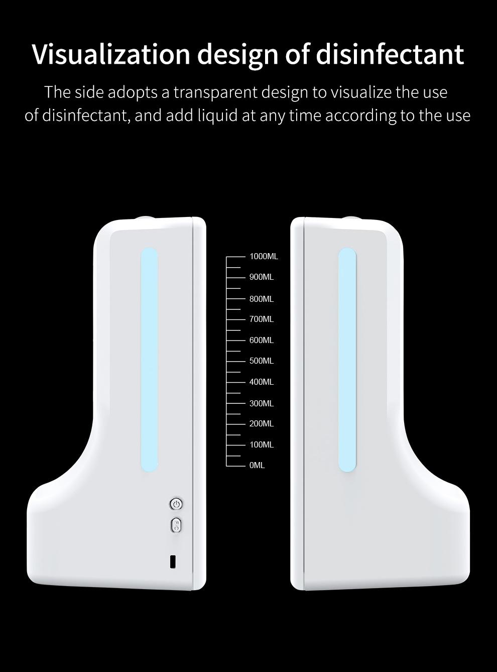 Automatic Hand Sanitizer Dispenser with Non-Contant Thermometer, Touchless Hand Sanitizer