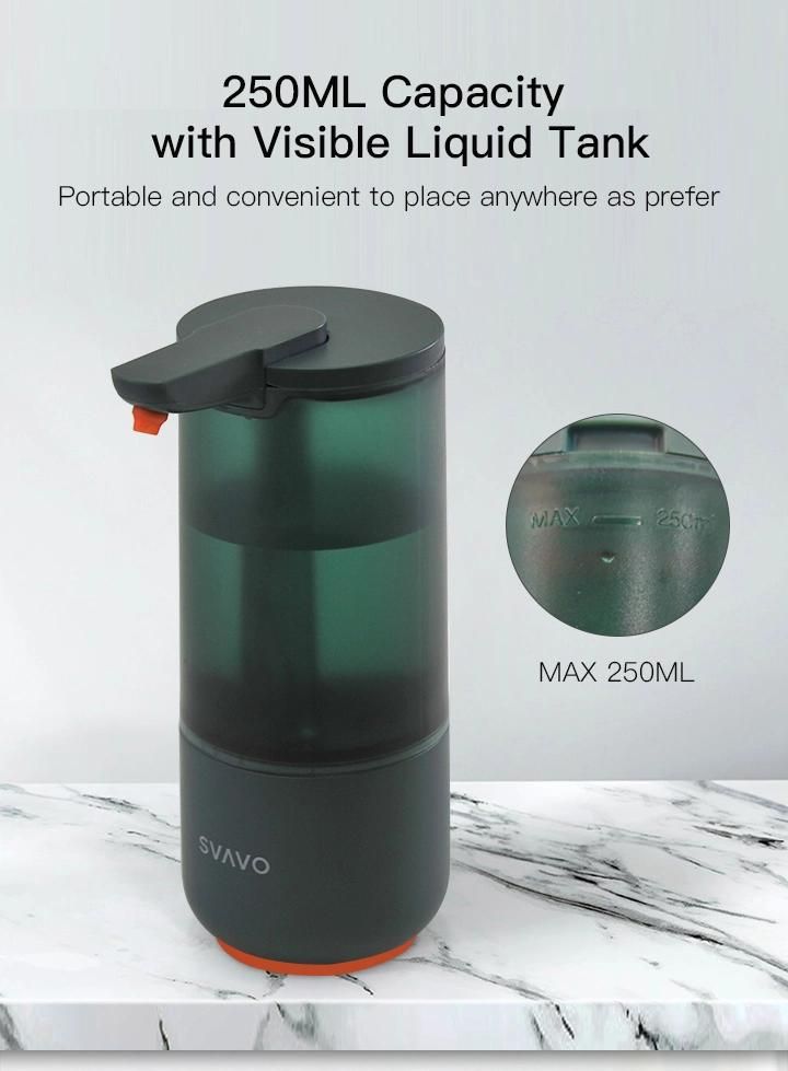 Automatic Hand Sanitizer Dispenser with Sensor, Hands Free, 250ml, 8.45oz