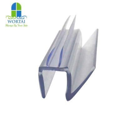Top Quality PVC Plastic Profile Shower Door Bottom Rubber Seal Strip