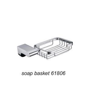 Wall Mounted Zinc Alloy Soap Basket Chrome Finish 61806