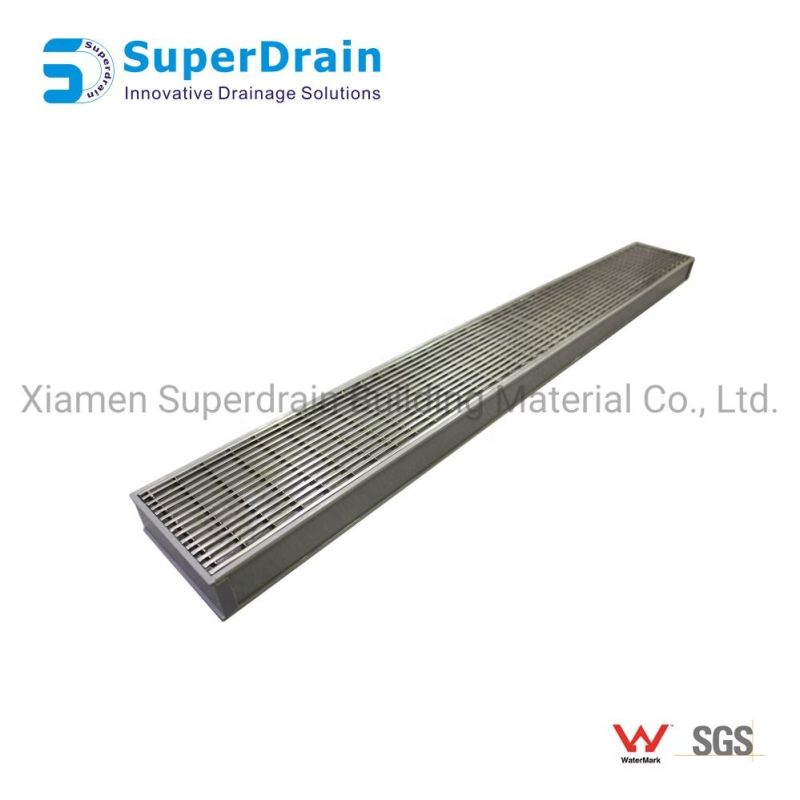 Sdrain Wedge Wire Grate with UPVC Channel Invisible Drain