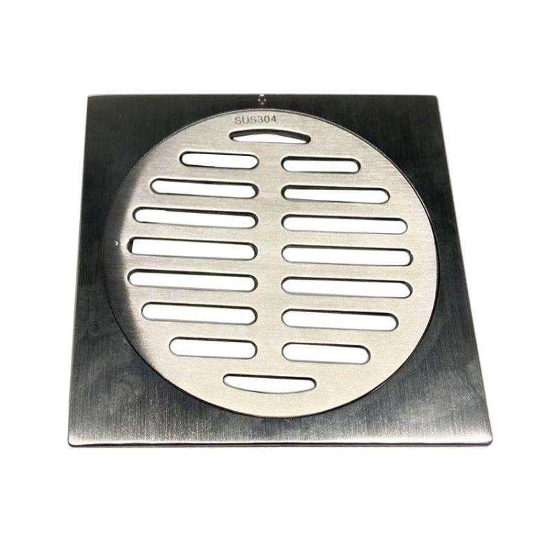 Stainless Steel Square Floor Drain Cleanout for Shower Drain CF-120