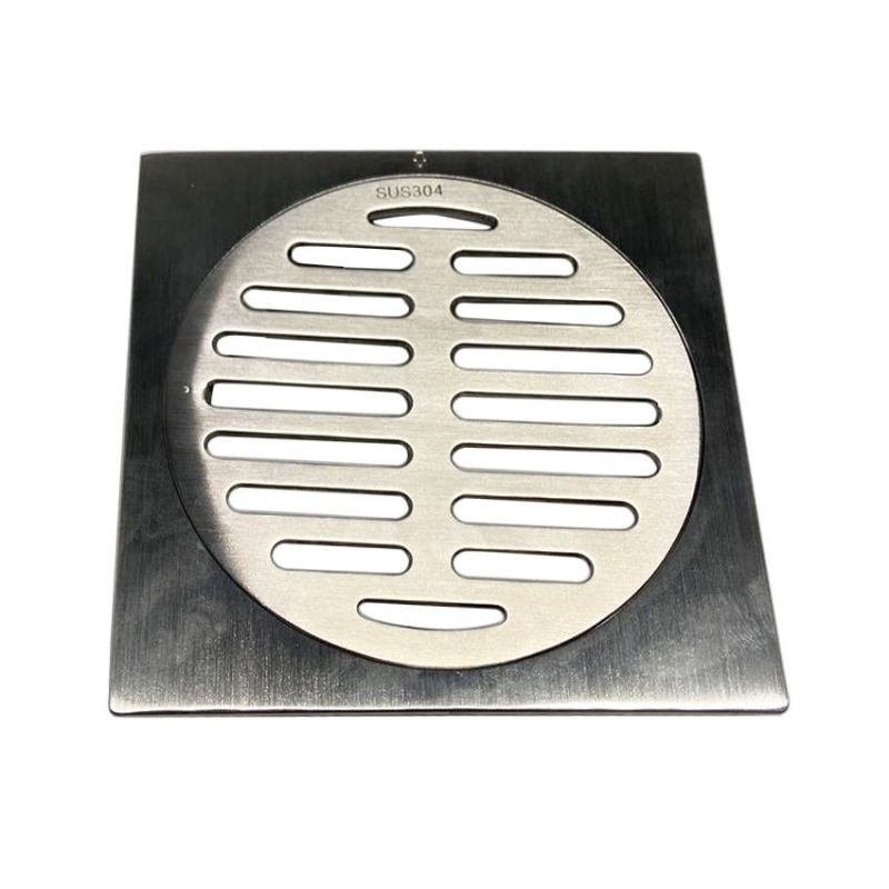 Stainless Steel Square Floor Drain Cleanout for Shower Drain CF-120