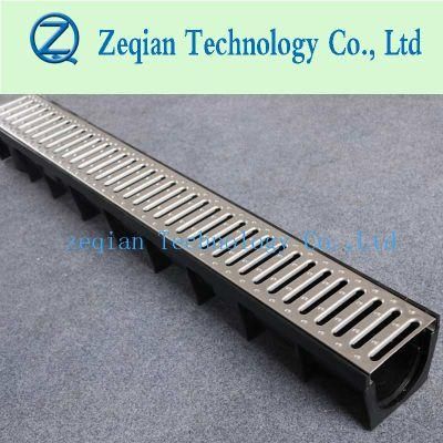 Plastic HDPE Drainage Channel Shower Drain with Cover