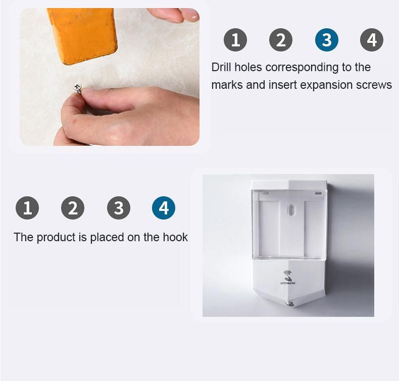 Liquid Automatic Sensor Touchless Hand Sanitizer Soap Dispenser